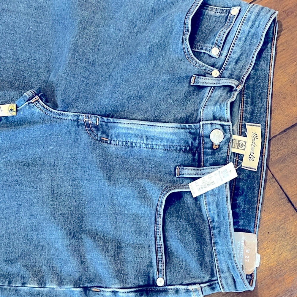 Madewell high-rise straight leg, style DM2430 NWT